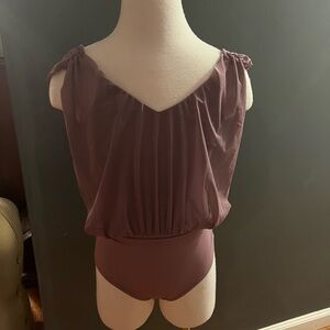 Kelle CM dance costume in beautiful soft mauve color